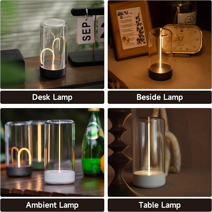 AUGE LIGHT Mini Minimalist Table Lamp Cordless Lamp Rechargeable Table Lamp - Image 6