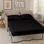 Sleeper Sofa Bed Sheet, 100% Cotton 400 Thread Count, 4 Piece Set, Deep Pocket - Image 5