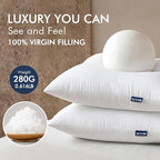 MIULEE 14x14 Throw Pillows Inserts 2 Pack, Decorative Pillows - Image 4