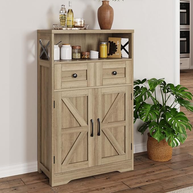 FiveWillowise Natural Storage Cabinet - Image 7