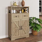 FiveWillowise Natural Storage Cabinet - Image 7