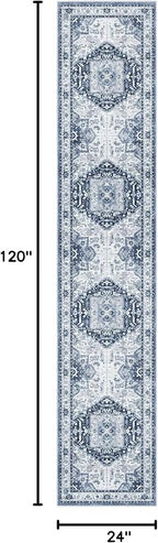 Madane Washable Runner Rugs 2x10 Long - Image 2