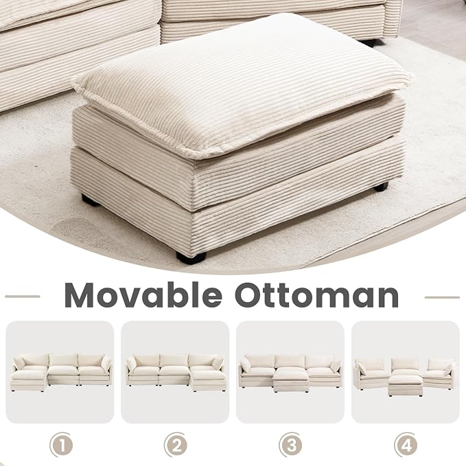 ROWHY Oversized Modular Sectional Sofa - Image 7