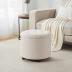 Ornavo Home Round Storage Ottoman - Image 7
