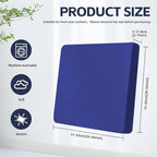 8Pcs Outdoor Cushion Covers, Elastic Patio Cushion Covers | Washable, - Image 2