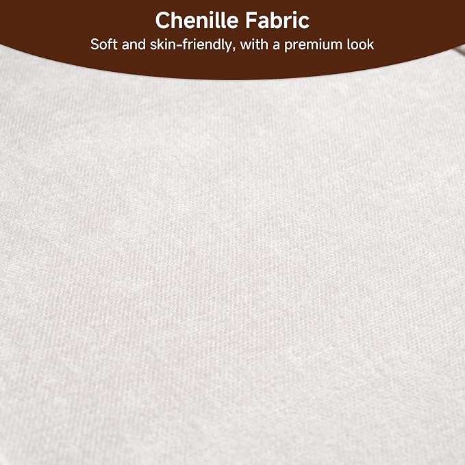 Loveseat Sofa Bed, 3-in-1 Convertible Sleeper Sofa, Chenille Fabric Pull Out - Image 6