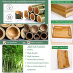 SH-tables Folding Japanese-Style Square Bamboo Table - Image 5