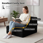 Tiita Folding Sofa Bed Single Size, Convertible Sleeper Chair Mattress - Image 3