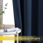 NICETOWN Bedroom Window Treatment Blackout Curtain Panel - Image 6