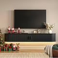 71" Floating TV Stand with Power Outlet by ONBRILL