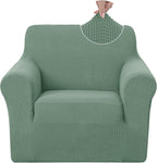 U-NICE HOME Stretch Recliner Chair Cover Armchair Slipcover, Cyan | Furniture by U-NICEHOME