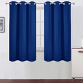 Blackout Curtains 42 x 63 inch/Royal Blue Curtains Set of 2 Panels/Thermal by Lemomo