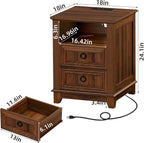 Farmhouse Coffee Table Set of 3, Furniture Set - Image 3