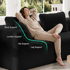 Novilla 70.8" Modular Sectional Sofa, Modern Cloud Sectional Couch - Image 9
