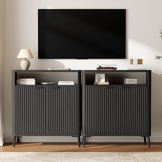 Fatmok Fluted Buffet Cabinet - Image 3