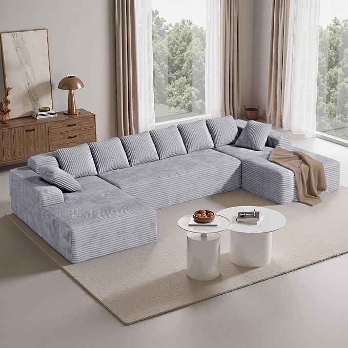 131'' U Shaped Sectional Couches by Luxanimarion