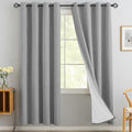 Yakamok Dove Grey Linen Textured Curtains 72 Inches Long by Yakamok