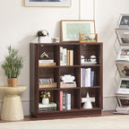 Joaxswe 9 Cube Bookshelf, 40.5" Wide Organizer Bookcase - Image 2