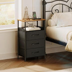 JARHETUN Nightstand Set of 2, Night Stands - Image 2