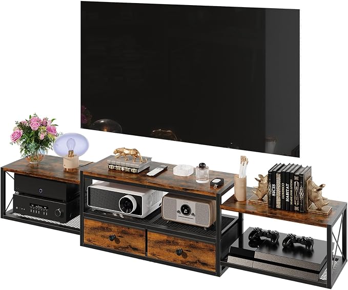 HavenlyYouth 55" Floating TV Stand, Modern Entertainment Center, Wall-Mounted by HAVENLYYOUTH