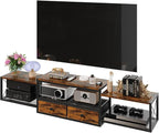 HavenlyYouth 55" Floating TV Stand, Modern Entertainment Center, Wall-Mounted by HAVENLYYOUTH