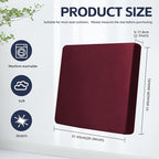8Pcs Outdoor Cushion Covers, Elastic Patio Cushion Covers | Washable, - Image 2