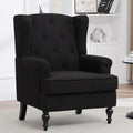 Accent Chair for Living Room, Mid Century Modern Upholstered Armchair, Wingback by choairy