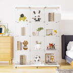 LFT HUIMEI2Y Glass Display Cabinet 12 Shelves by LFTHUIMEI2Y