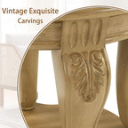 LKTART 3-Piece Coffee Table Set, Coffee Table and Round End Tables Set of 2 - Image 5