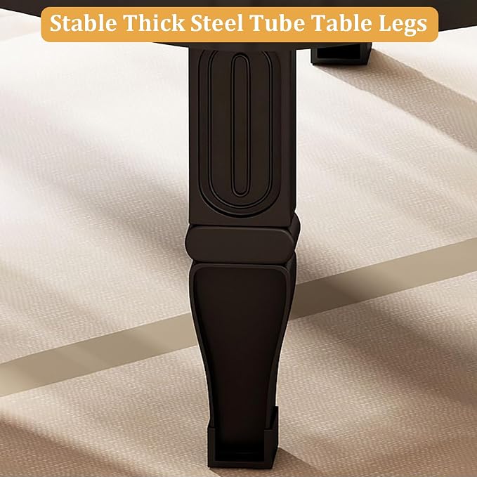 Japanese Floor Table, Square Coffee Table Foldable Tea Table, Low Table Small - Image 5
