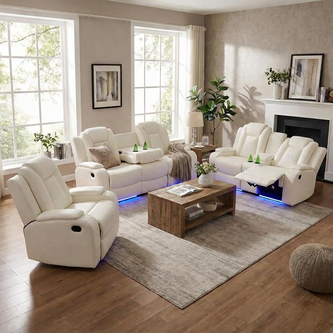 3-Piece Power Recliner Set by Unknown