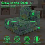 MeMoreCool Glow Dinosaur Tri-fold Sofa Bed - Image 8