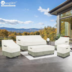Outdoor Swivel Rocker Chair Cover 2 Pack, Patio Swivel Chair Covers - Image 7