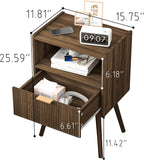JOONEE Nightstand, Modern Bedside Table - Image 2