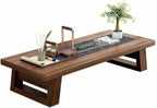 Solid Wood Japanese Style Tea Table, Low Long Coffee Table by Unknown