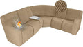 ALIECOM 100% Waterproof Recliner Sectional Couch Covers L Shape Stretch Corner by ALIECOM