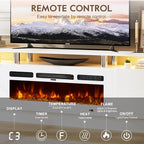 80" Entertainment Center & TV Stand, Modern Media Console - Image 6