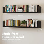 Wall Bookshelf, U Shaped Floating Bookshelf, Hanging Bookshelves - Image 5