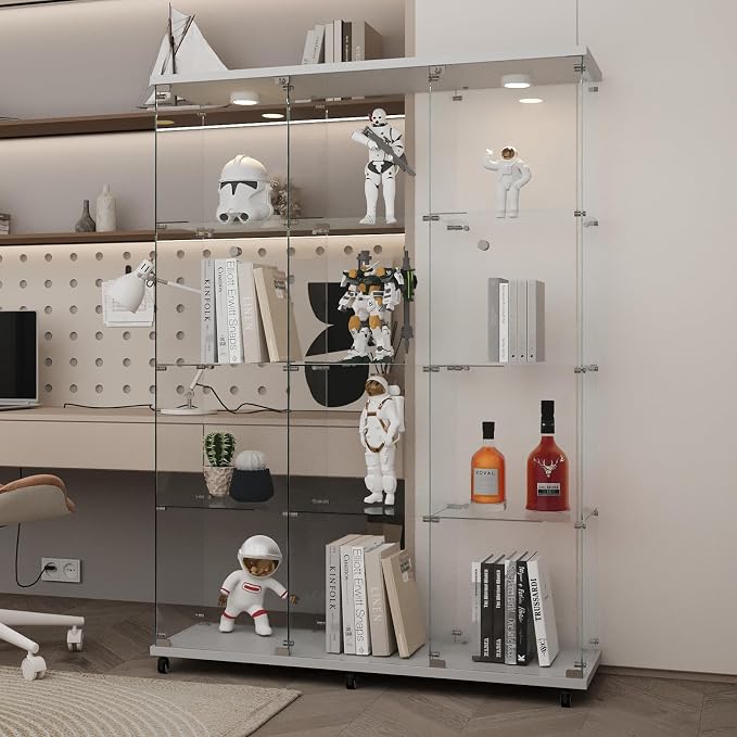 LFT HUIMEI2Y Glass Display Cabinet 12 Shelves - Image 8