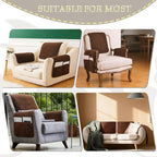Armrest Covers - Arm Chair Covers Set of 3 Recliner Chair Covers, - Image 6