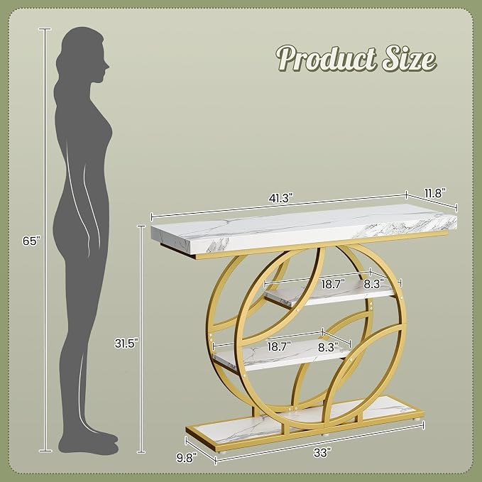 Huuger 41.3 Inch Entryway Table - Image 2