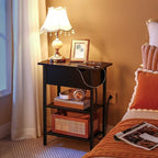 HOOBRO Side Table, Flip End Table - Image 4
