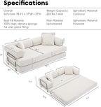 ZEIINPA Convertible Sleeper Sofa Bed - Image 2