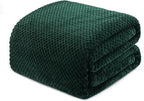 Exclusivo Mezcla Soft Waffle Fleece Bed Blanket Queen Size, Cozy Flannel by ExclusivoMezcla