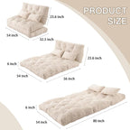 Folding Sofa Bed, Convertible Sleeper Chair - Image 2