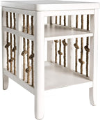 Liberty Furniture Dockside II Chair Side End Table, W18 x D24 x H26, Coastal - Image 2