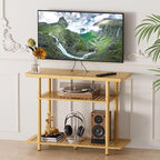 Bamboo TV Stand, Small TV Stands by Atoping