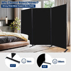 Room Divider 6FT Portable Room Dividers and Folding Privacy Screens, 3 Panel - Image 2