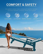 Patio Chaise Lounge Chair Outdoor - Image 7