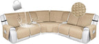 HDCAXKJ 100% Waterproof Reclining Sectional Couch Covers L Shape Recliner Sofa by HDCAXKJ